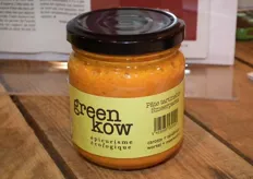 Green Know produceert smeerpasta's met onder meer insecten als ingrediënt. In deze smeerpasta zitten wortelen en meelwormen.