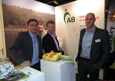 Richard Wezenberg, Peter van der Weert en Marc Prins in de stand van AB Oost.