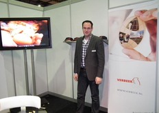 Wilco van de Kuilen van Verbeek Broederij en Opfok had een goede eerste dag gehad op de BioVak, vertelde hij donderdagochtend.