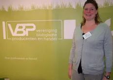 Paulien Veerman was aanspreekpunt van de VBP (Vergeniging biologische producenten en handel) op de BioVak.