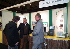 Mario Lutkehaus stond met kassa's, weegschalen en etiketteringssystemen van DIGI Nederland BV op de BioVak.