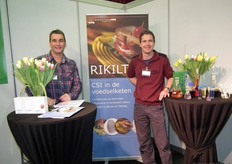 Piet Stouten en Martin Halewijn van RIKILT.