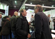 Henk van Hamersveld (Eicom Barneveld) op bezoek bij de Leveranciersvereniging Biomeerwaardekip.