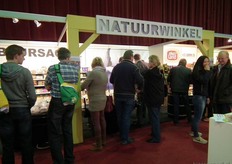 Er was veel te zien in de Natuurwinkel-stand. Een deel van de stand was ook als Natuurwinkel ingericht om de nieuwe look te laten zien.