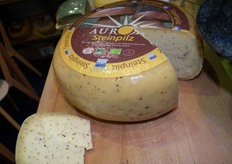 Tijdens de beurs werd de Steinpilz-kaas (Eekhoorntjesbrood) extra onder de aandacht gebracht.