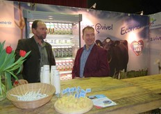 Edwin Crombags van Ecomel (rechts).