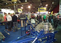 Deze stand kan toch vooral op mannelijke bezoekers rekenen.