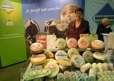 Marja Bastiaansen van Bastiaansen Bio Kaas was uiteraard ook op de BioVak te vinden.