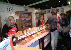 Natuurlijk werd het ruime assortiment van de bakker ook getoond.