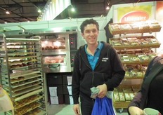 Damario Luitwieler van natuurvoedingswinkel Bio Drôme uit Goes bracht ook een bezoek aan de familie Van der Westen.