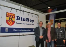 Lou van Reij, Peter van den Berg en Jaymie Leenheer van BioRey.