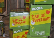 Rootz lanceerde op de BioVak 'Tap je appelsap!'. De 5- literverpakking is geopend 2 maanden houdbaar buiten de koelkast.
