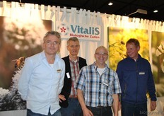 Fokke Hoeksma, Maarten Vrensen, Han wilbrink en Taco van der Made van Vitalis Biologische Zaden.