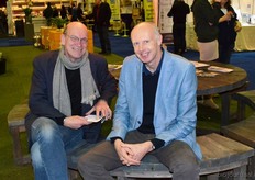Bestuurslid Walter Schneemann en directeur Bert van Ruitenbeek van Stichting Demeter