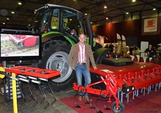 Roel van Campen van Machinefabriek Steketee bij de IC Cultivator