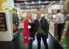 Jolanda Huizing en Edwin van Dongen van Yarrah Organic Petfood. Edwin is onlangs aangesteld als Commercial Director.