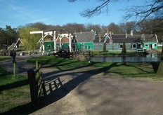 Het Openluchtmuseum was open voor wandelaars.