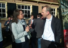 Margreet van Brakel met Eerik Schipper van Control Union Certifications.