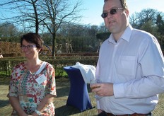 Hanneke de Boer van Skal en Marcel Vijn van Wageningen UR.