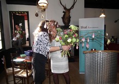 Bloemen voor Suzanne en Rob.