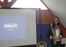 Julia Sahm van Bionade gaf allereerst wat achtergrondinformatie over het biologische limonademerk.