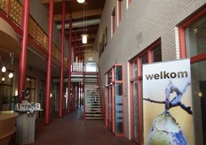 Een v/d Natuur-welkom bij binnenkomst.