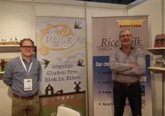 Charles Deacon van Roley's (Market Endeavour) deelde een stand met Thijs Schuurman van Bonvita.