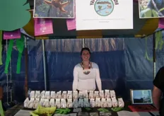 "Marianne van Lankvelt van Amigos-International legde tijdens EkoTown de focus op de Arenga-palmsuiker van Yayasan Masarang. "Deze niet-geraffineerde suiker bevat meer mineralen en antioxidanten dan andere suikers."