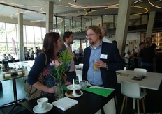 Ingrid van Herwijnen en Michiel Wagener van Triodos Bank.