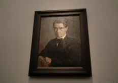 Daar hing onder meer dit portret van Rudolf Steiner.
