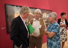 Koos Bakker van Odin Estafette met Wilbrord en Margeet van Brakel.