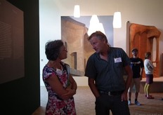 Jozien Vos (Maatschap Vos) en Piet van Andel (De Korenbloem).