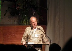 Vervolgens gaf Michiel Rietveld, de oprichter en docent van het Centrum Kraaybeekerhof, een inspiratielezing over de landbouwcursus als scholingsweg.