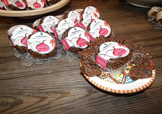 Tot het assortiment van Ecoficus behoren onder meer drie varianten biologisch vijgenbrood. Op deze foto het vijgenbrood met cranberries. Het brood is er ook met goji en moerbei.