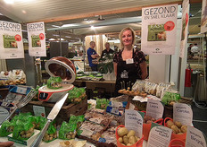 Anke Poortman van aardappelgroothandel Leo de Kock.