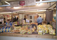 Op het BioPlein was ook een marktkraam met glutenvrije producten van Schär te vinden.