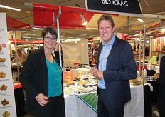 Marja Bastiaansen (links) van Bastiaansen Bio Kaas was ook van de partij.