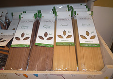 Ze verkopen ook deze biologische spelt- en kamutpasta van Verrigni.