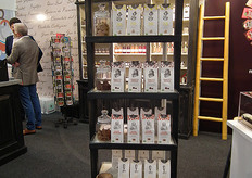 Belgische biologische koekjes in het Flanders paviljoen.