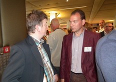 René Heusschen (Stichting EKO-keurmerk) en Edwin Crombags van Ecomel.