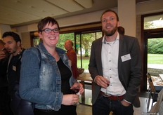 De afvaardiging van BioCore: Janneke Vredeveld en René van Zandwijk.