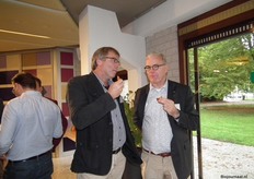 Wim Stoker van Stoker Holland B.V. met Henk Gerbers van Bio+.