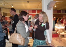 Marian Koostra van BeterBio met Susanne de Raaij van Biobite.