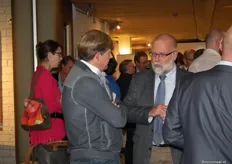 Erik-Jan van den Brink (commercieel directeur Udea) met Bert Leffers van Bio+.