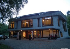 Het werd al donker tegen het einde van de netwerkborrel.