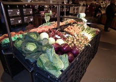 Kleurrijk groenteschap.