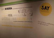 Net als bij het brood ook wat toelichting over kaas op de muur.