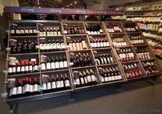 Mooie presentatie in de houten kratten.