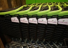 De nieuwe winkelwagentjes.