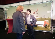 Joost Hartog van de Vogelbescherming kon de bezoekers alles vertellen over het Red de Rijke Weide-project.